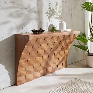 Konzolový stolek Eremos 120×35 cm akácie přírodní Jen Po Omezenou Doba