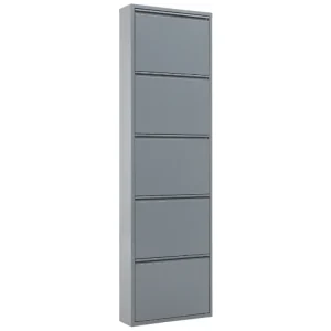 Pouze Dnes Šedý kovový botník Ode 169 cm