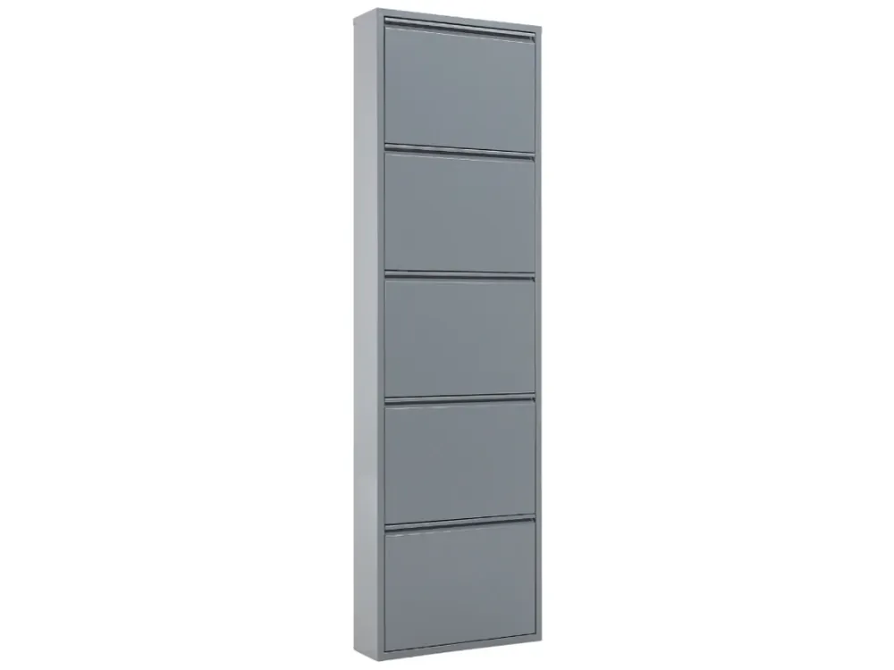 Pouze Dnes Šedý kovový botník Ode 169 cm
