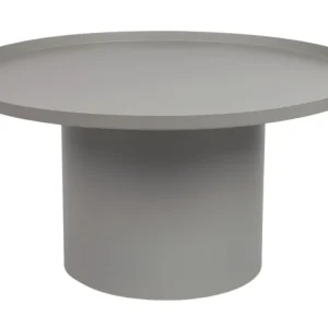 Bezpečná Platba Šedý kovový konferenční stolek Kave Home Fleksa Ø 72 cm